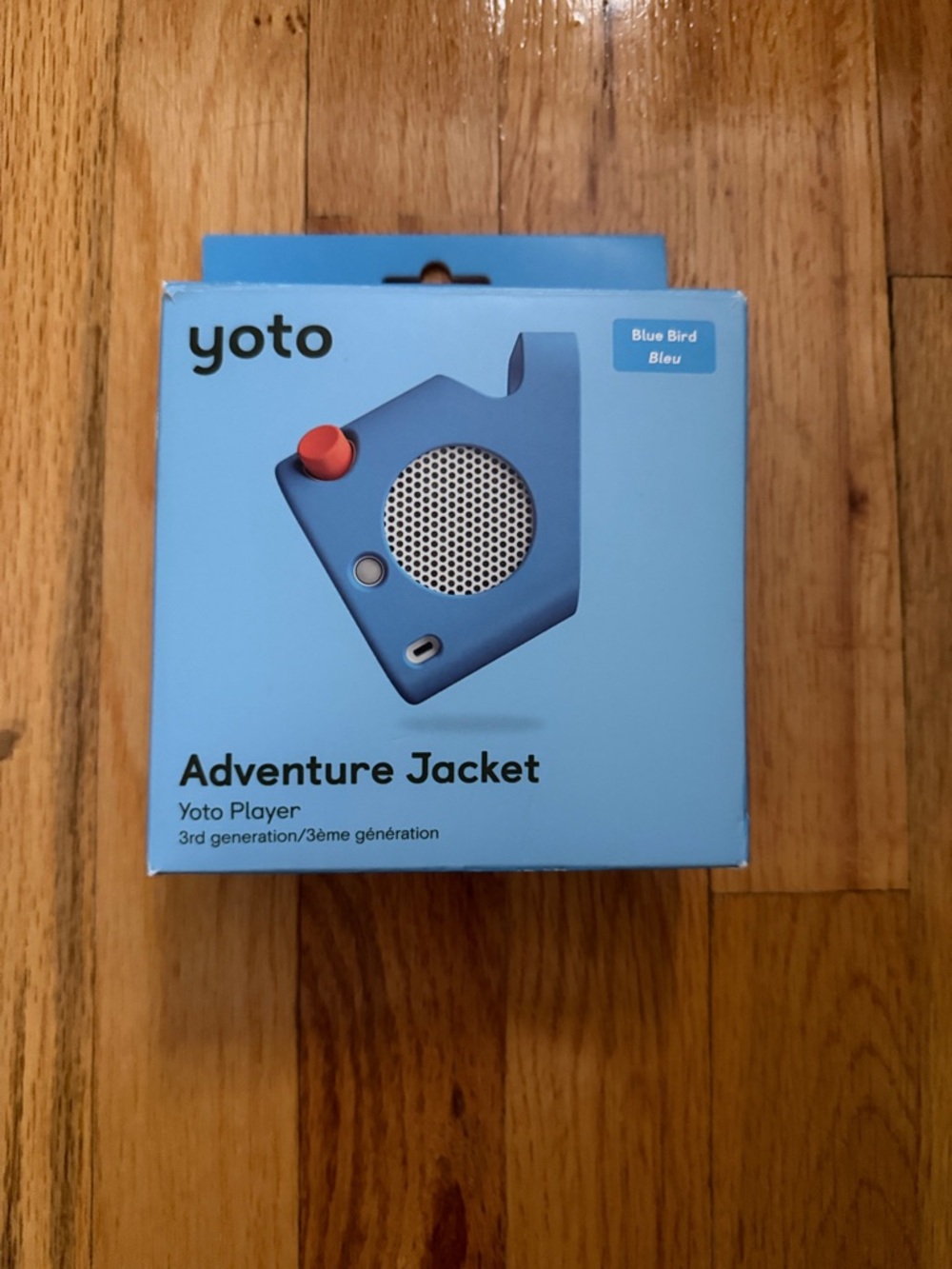 Yoto Adventure Jacket for Yoto Player - Blue NEVER USED.